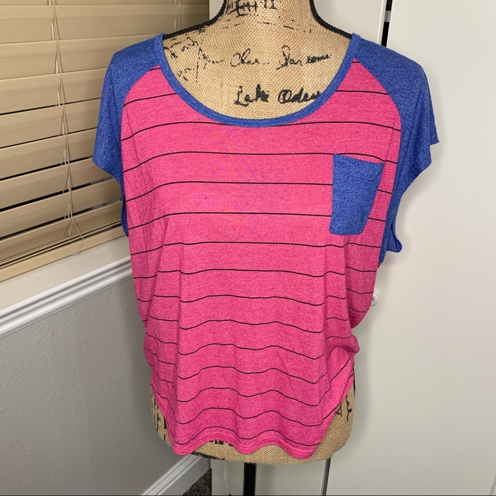 Volcom Retro Pin Stripe Scoop Neck Shirt